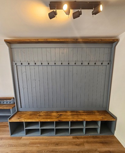 Bespoke high back monks bench - bespoke,