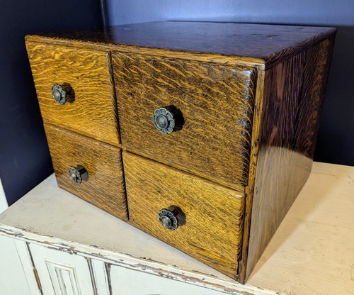 Card index four drawer - card,