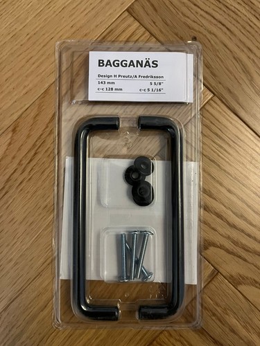 Ikea bagganas black - black, door