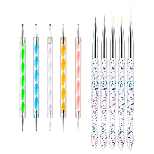 Nail dotting tools kit 10 - tools,