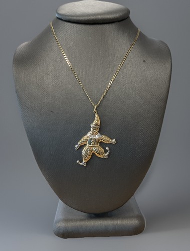 9ct yellow gold - 9ct, clown