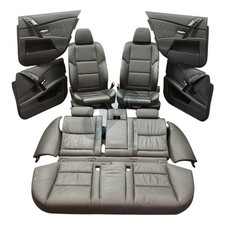 BMW 5 Series E61 Black Leather M Sport Seats Door Cards Interior