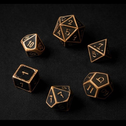 Metal polyhedral dice sets - 2,