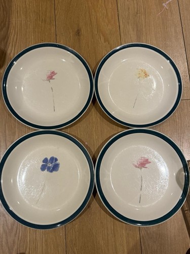 Set plates with painted - plates,