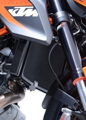 Radiator guard black - black, ktm