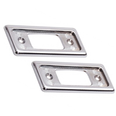 Mini alloy door latch plates - door,