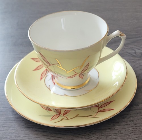 Vintage bone china - vintage, trio