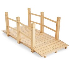 5 Feet Wooden Garden Bridge