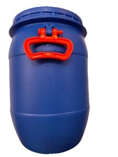 Blue Open Top Storage Food Keg