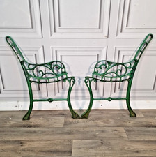 Vintage Bench Ends - Cast Iron