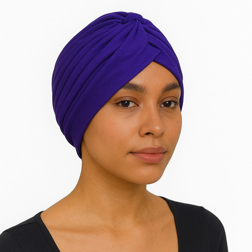 Purple turban womens - womens, unisex