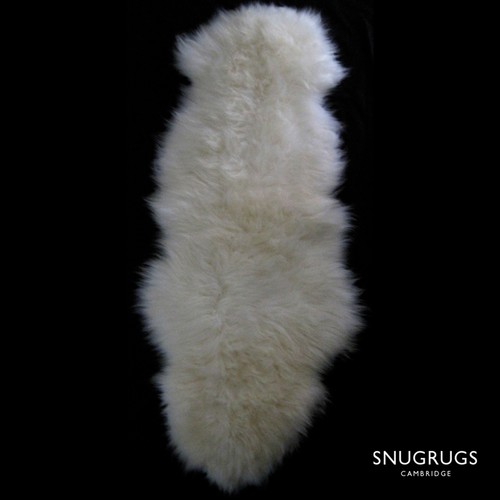Genuine double sheepskin rug - genuine,