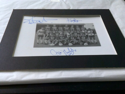 Sunderland signed and mounted - signed,