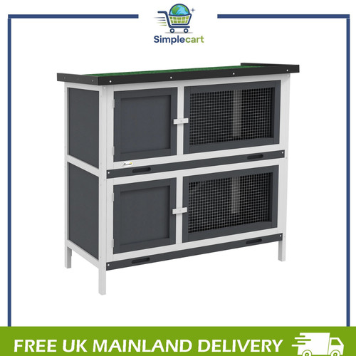 Rabbit hutch double decker - hutch,,