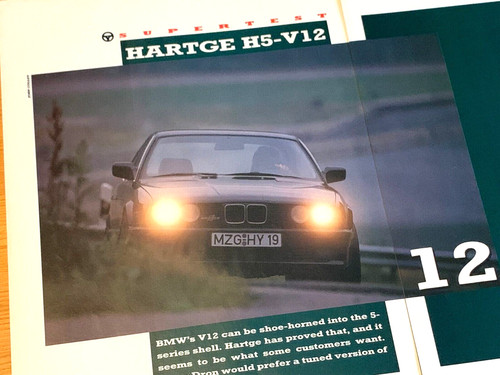 Hartge v12 bmw e34 - v12,