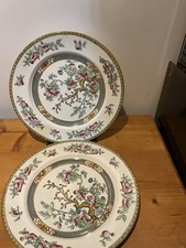 Antique. Pair Wedgwood Dinner Plates  Indian Tree 1862 -1908