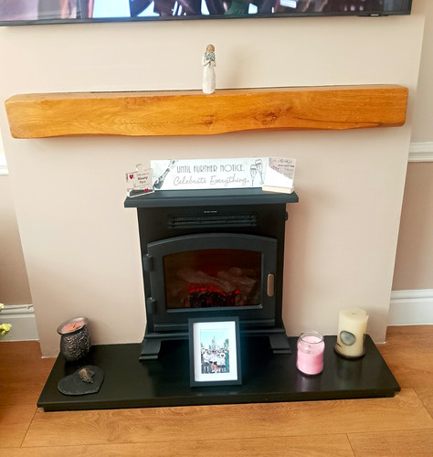 Freestanding electric fire - freestanding,