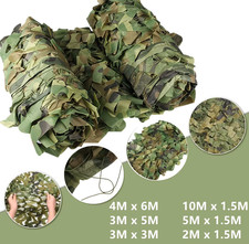 Woodland Camo Netting 10Mx1.5M