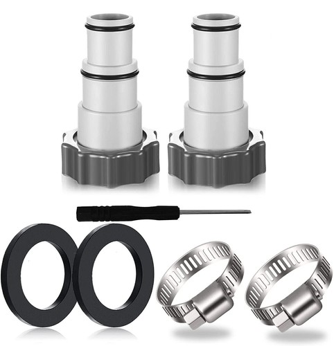 Pool hose adapter - a, threaded