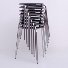 1 - 8x Stool 3170 "Dot" Black