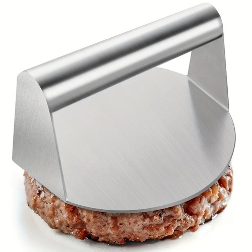 Burger press round stainless - burger,