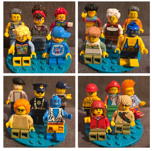 Assorted lego minifigures - 20,
