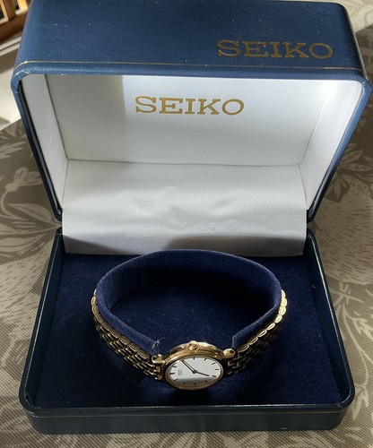 Seiko 1n00 0g90 ladies gold - 1n00-0g90,