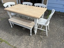 Farmhouse Table 4 Chairs And A