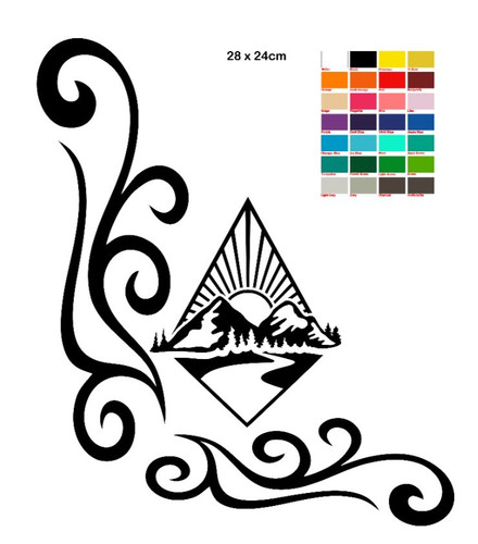 Camper van decals - camper, side