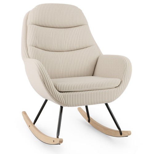 Costway upholstered rocking - upholstered,