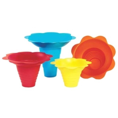 Flower snow cone - drip, trays