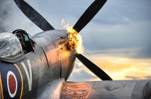 Spitfire plane poster - spitfire,