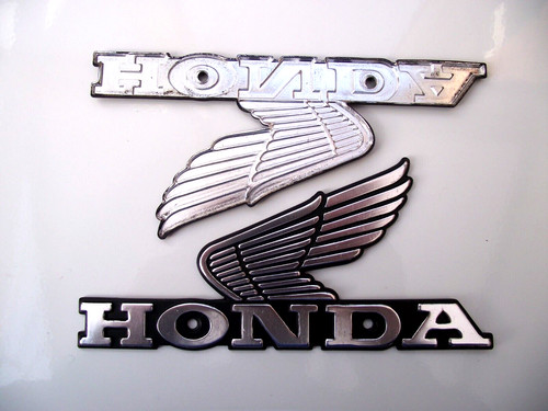 Tank badges for honda - for, pressed