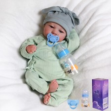 Realistic Reborn Baby Dolls Full Body Silicone Vinyl Real Life Newborn Boy Doll