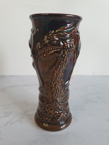 Vtg grey fox - fox, pottery