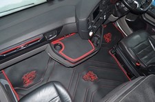 ECO LEATHER FLOOR MATS - BLACK