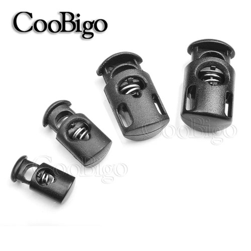 10pcs black cord lock stopper - 10pcs,