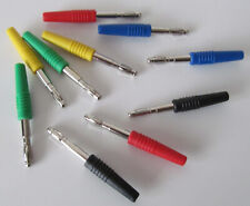 Banana Plugs. 3mm. (Wander Plugs). Family Pack. 5 Pairs. FREEPOST 2/3 Day Del.