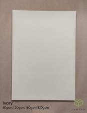A4 Cream / Ivory / White Paper 80/120/160/350gsm Art & Crafts