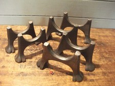 Traditional Pair Cast iron feet for old reclaimed radiators Old style Vintage