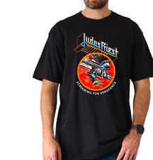 Judas Priest logo image Black T-Shirt breathable Polyester - Heavy Metal music