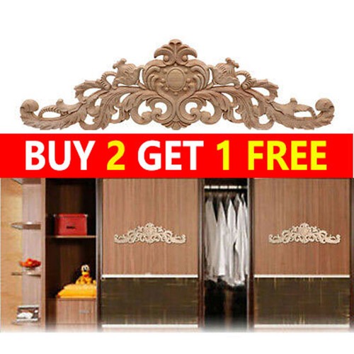 Wooden carved applique diy - carved,