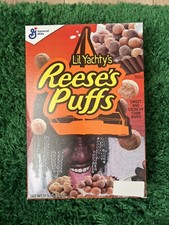 Reese’s Puffs Cereal Lil Yatchy Edition - Unopened - Good Condition - Fast Ship