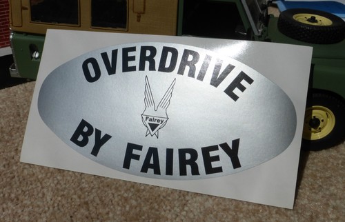 Fairey overdrive rear body - rear, tub