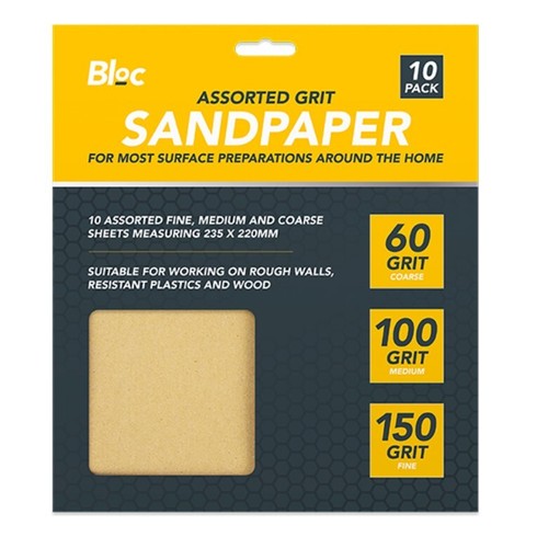 Sheets assorted grit - 10,
