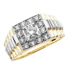 Men's Watch Strap Signet Ring