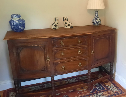Vintage oak art deco - vintage,