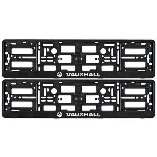 Black number plate - 2x,