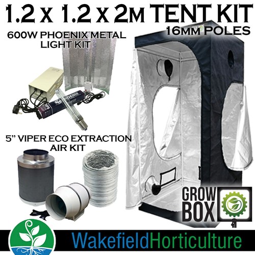 Grow box tent kit - tent, 16mm
