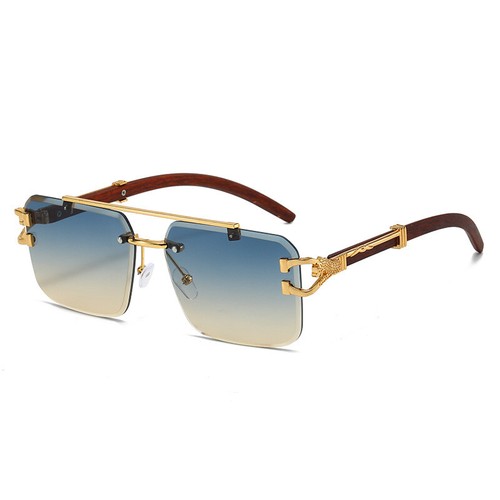 Oversized pilot sunglasses - oversized,